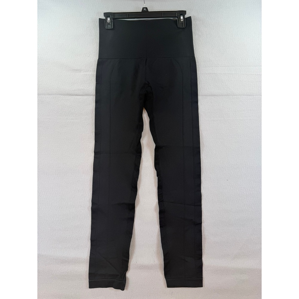 Homma Black High Waisted Seamless Leggings Athletic Yoga Pants XL TC102